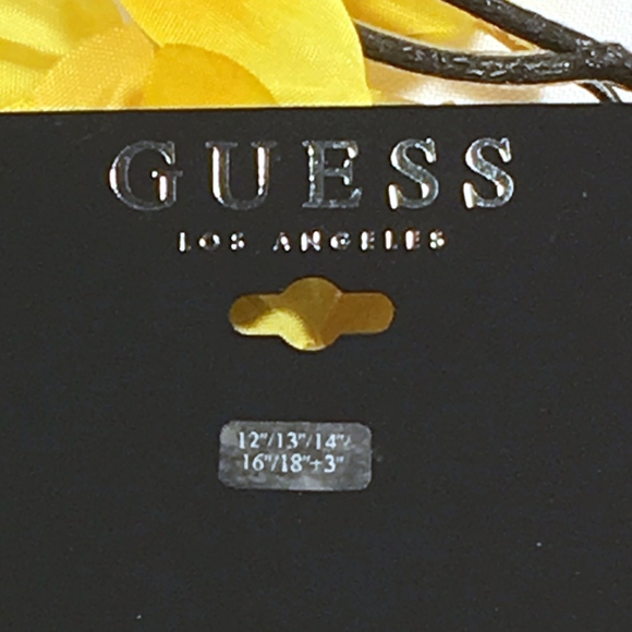 3/$30! GUESS Gold Layered Necklace Lock & Key - Picture 4 of 7